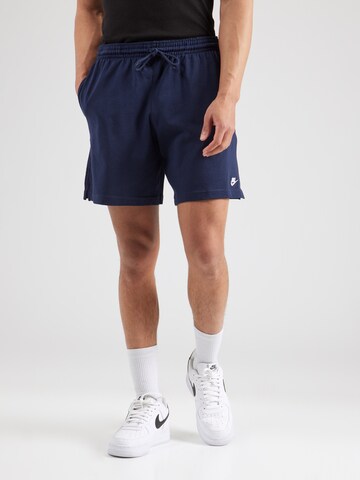 regular Pantaloni 'CLUB' di Nike Sportswear in blu: frontale