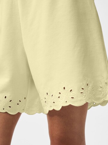 PIECES - Loosefit Pantalón 'PCChilli' en amarillo