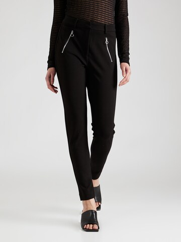 VERO MODA Slim fit Pants 'MAYA' in Black: front