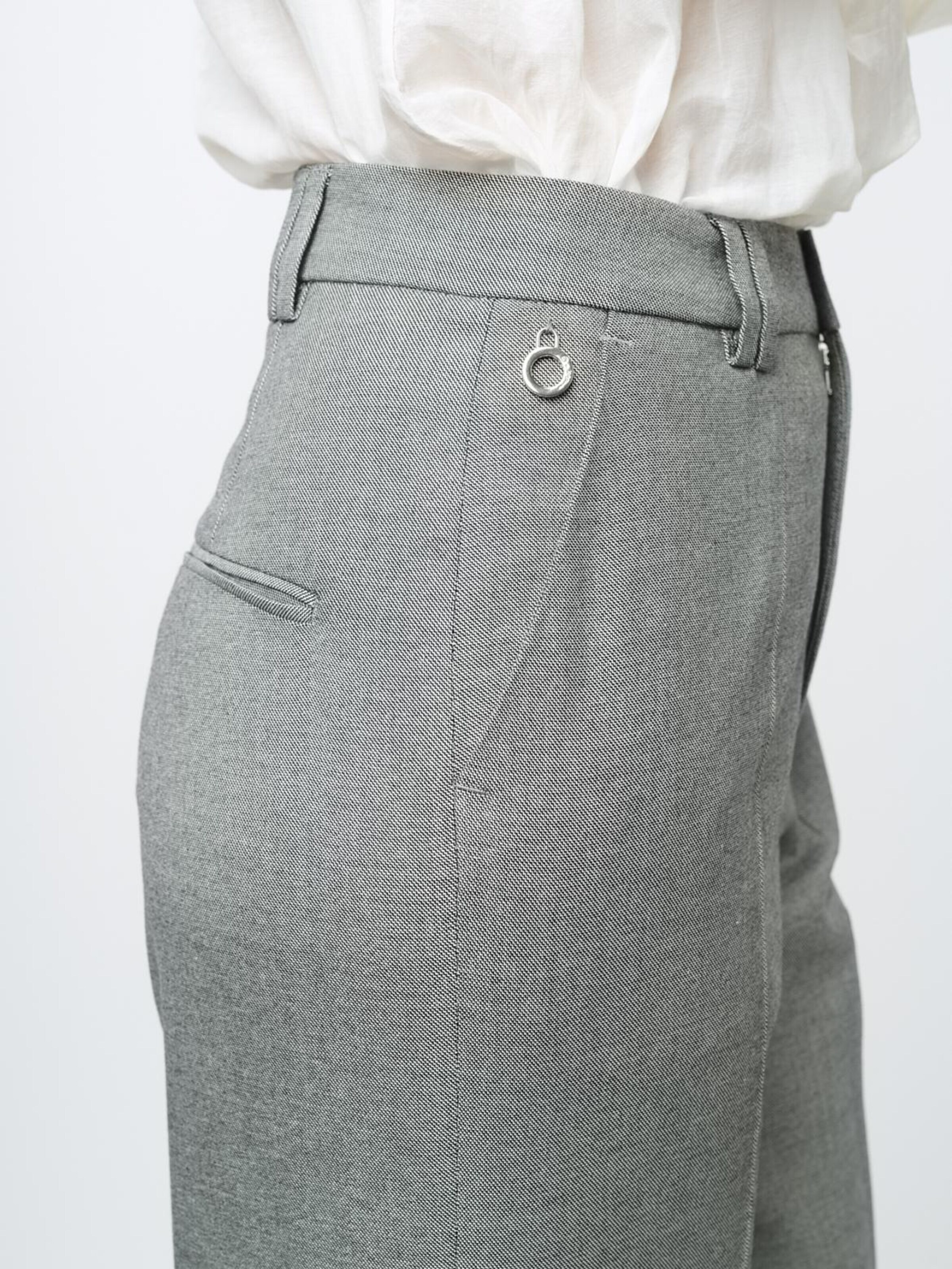 Flared Pantaloni per costume tradizionale 'Martha 7685' di W. Wegener in grigio