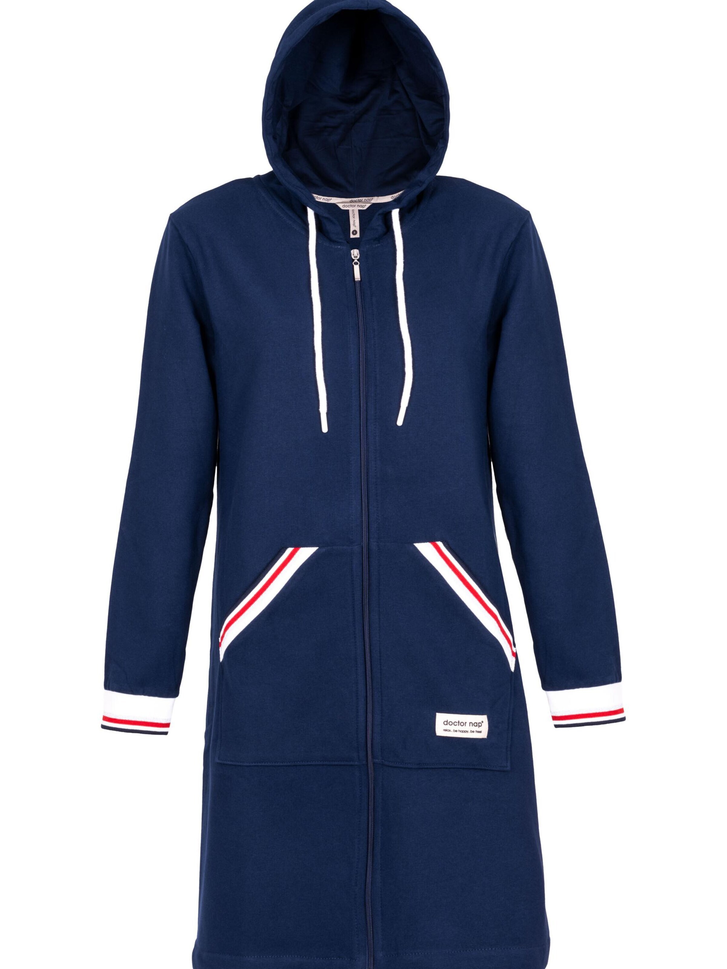 Doctor nap Morgenmantel 'Doctor Nap'‌‌‌‌‌‌‌‌ in Blau: Vorderseite