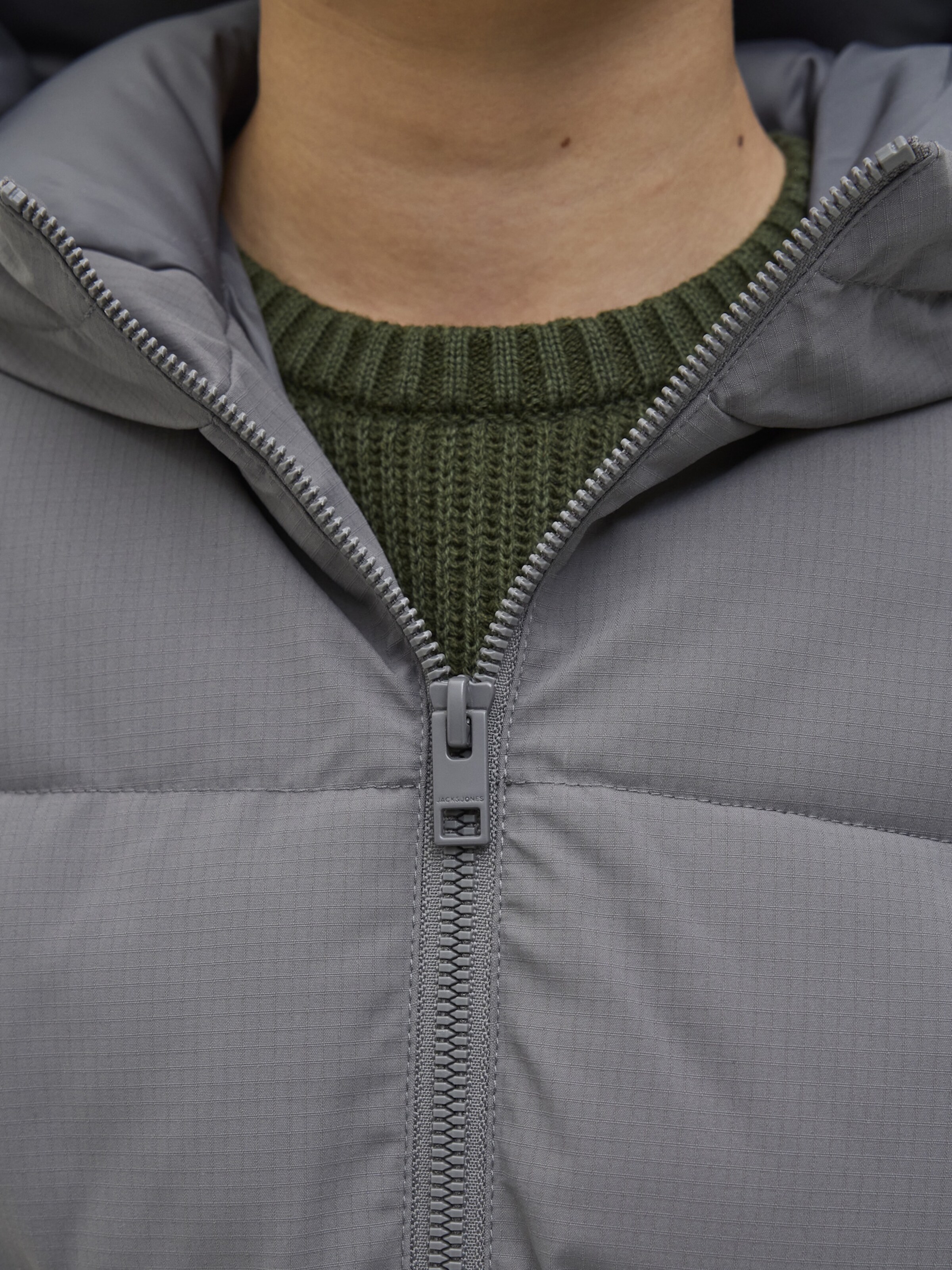 Giacca invernale 'Global' di Jack & Jones Junior in grigio