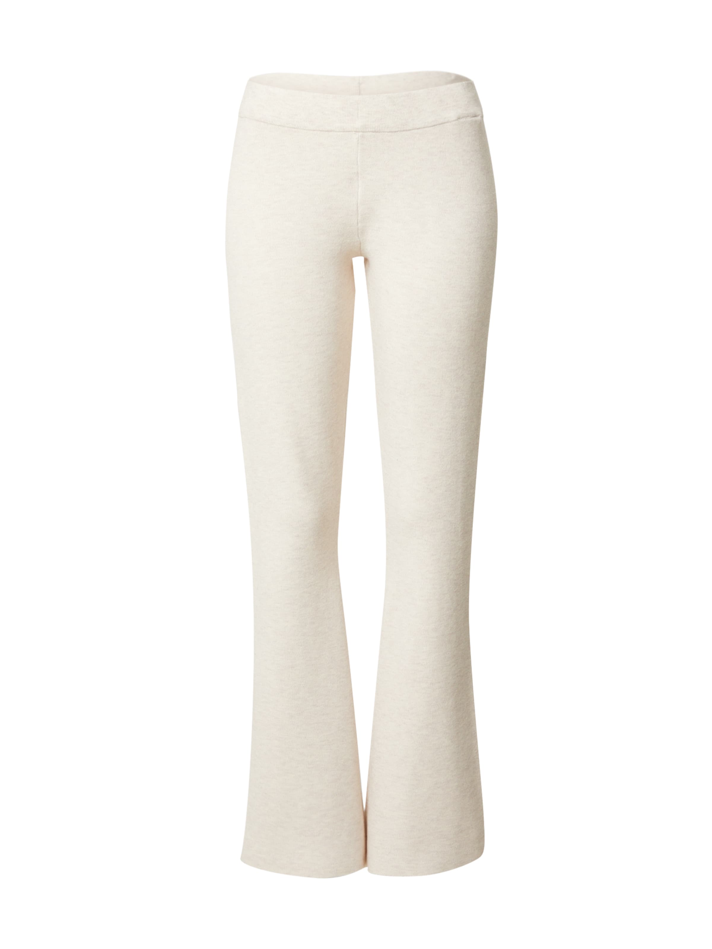 VILA Alt laienev Püksid 'NULA', värv valge: eest vaates