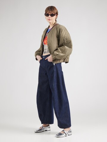 Abercrombie & Fitch Loosefit Jeans in Blauw