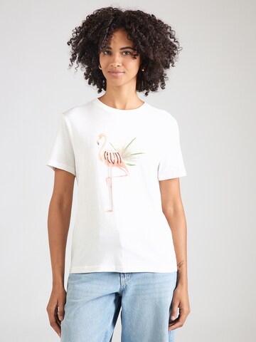 ONLY Μπλουζάκι 'ONLKITA' σε λευκό: μπροστά