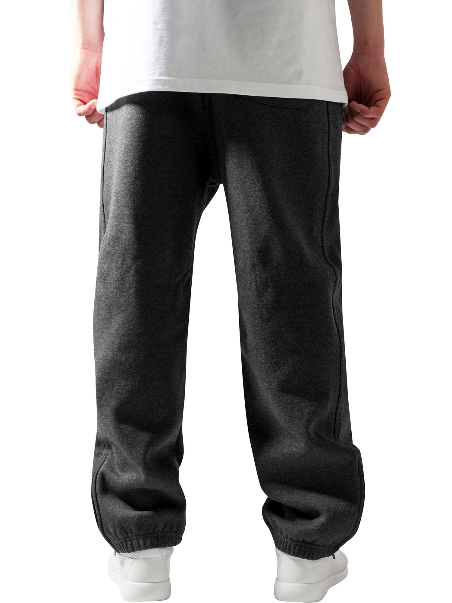 Mężczyźni Odzież Urban Classics Big & Tall Spodnie w kolorze Ciemnoszarym 