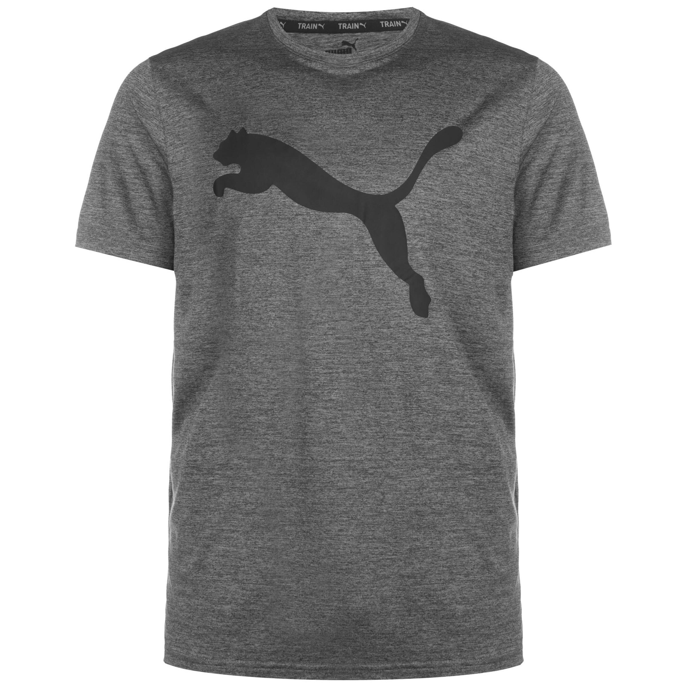 PUMA Performance Shirt 'Train Fav' in Grey: front