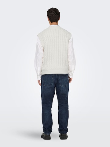 Only & Sons Pullunder‌‌‌‌‌‌‌‌ in Weiß