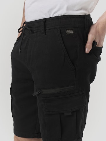 KOROSHI regular Παντελόνι cargo σε μαύρο
