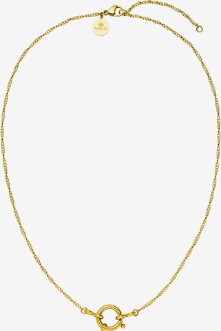 PURELEI Ketting 'Lokahi Charm' in Goud: voorkant