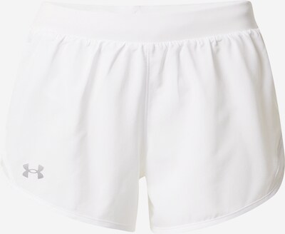 UNDER ARMOUR Workout Pants 'Fly By 2.0' in Light grey / White, Item view