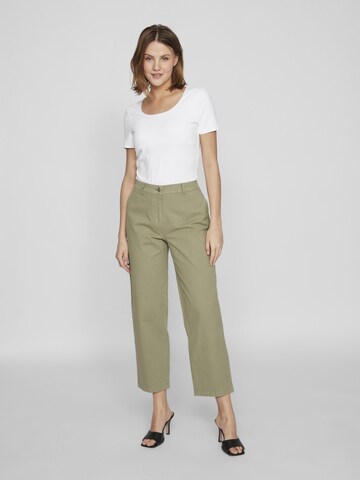 VILA Regular Trousers in Green