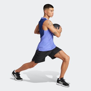 ADIDAS PERFORMANCE Loose fit Sports trousers 'Gym+' in Black