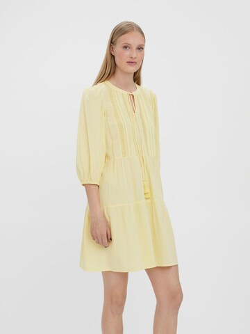 VERO MODA Jurk in Geel: voorkant