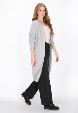 DreiMaster Vintage Strickmantel in Grau