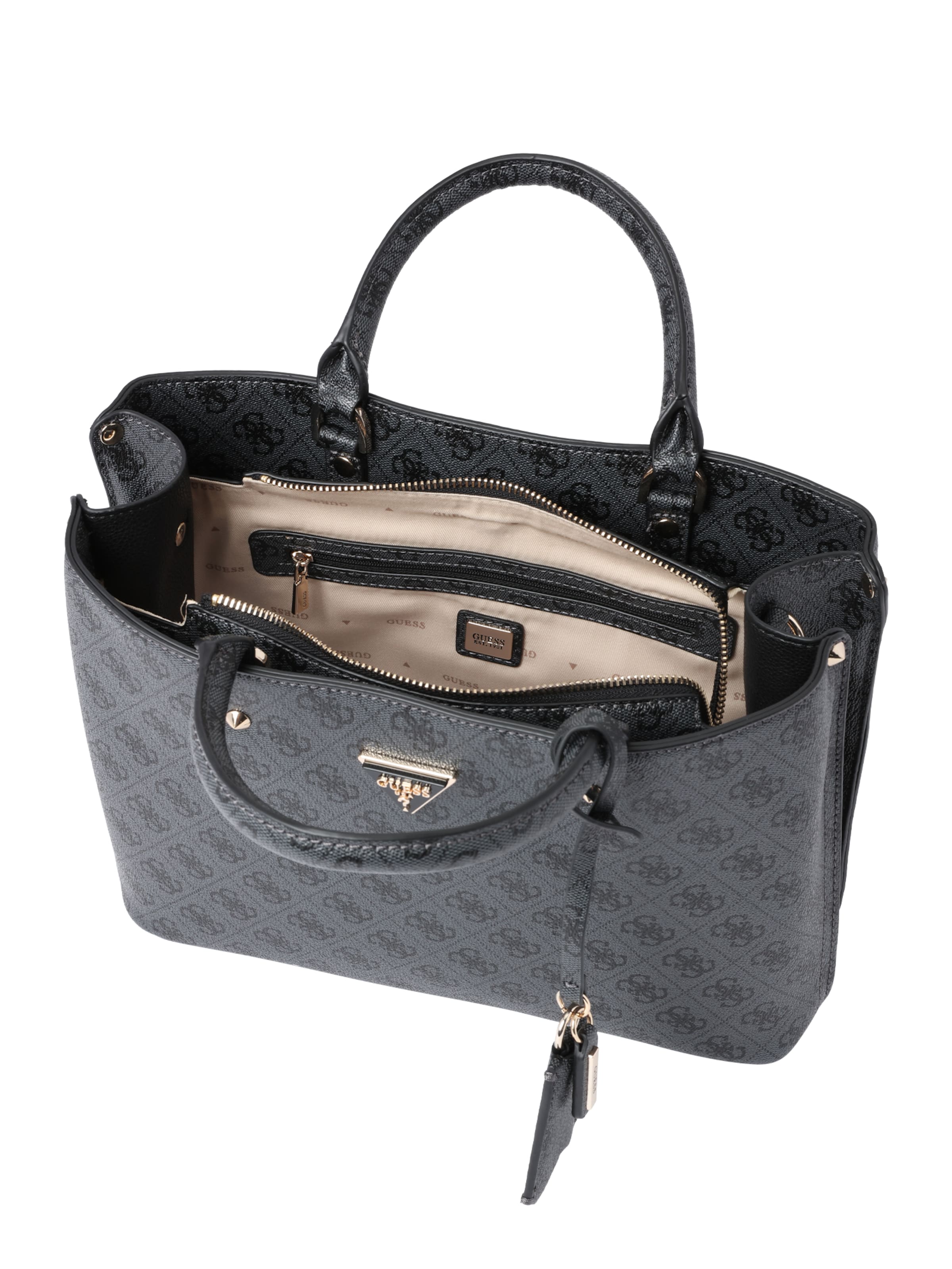 GUESS Tasche 'Meridian' in Schwarz