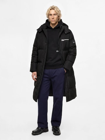 KARL LAGERFELD JEANS - Abrigo de invierno en negro