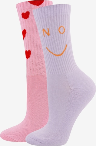 Chaussettes EWERS en rose : devant