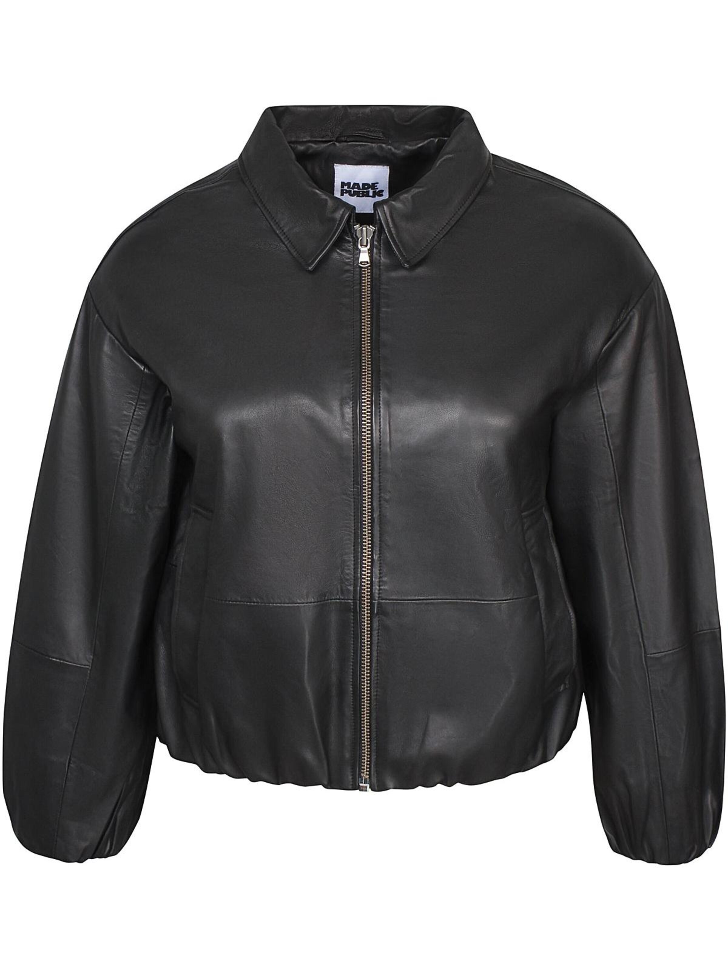 Made Public Between-season jacket 'Luciana 017' in Black: front