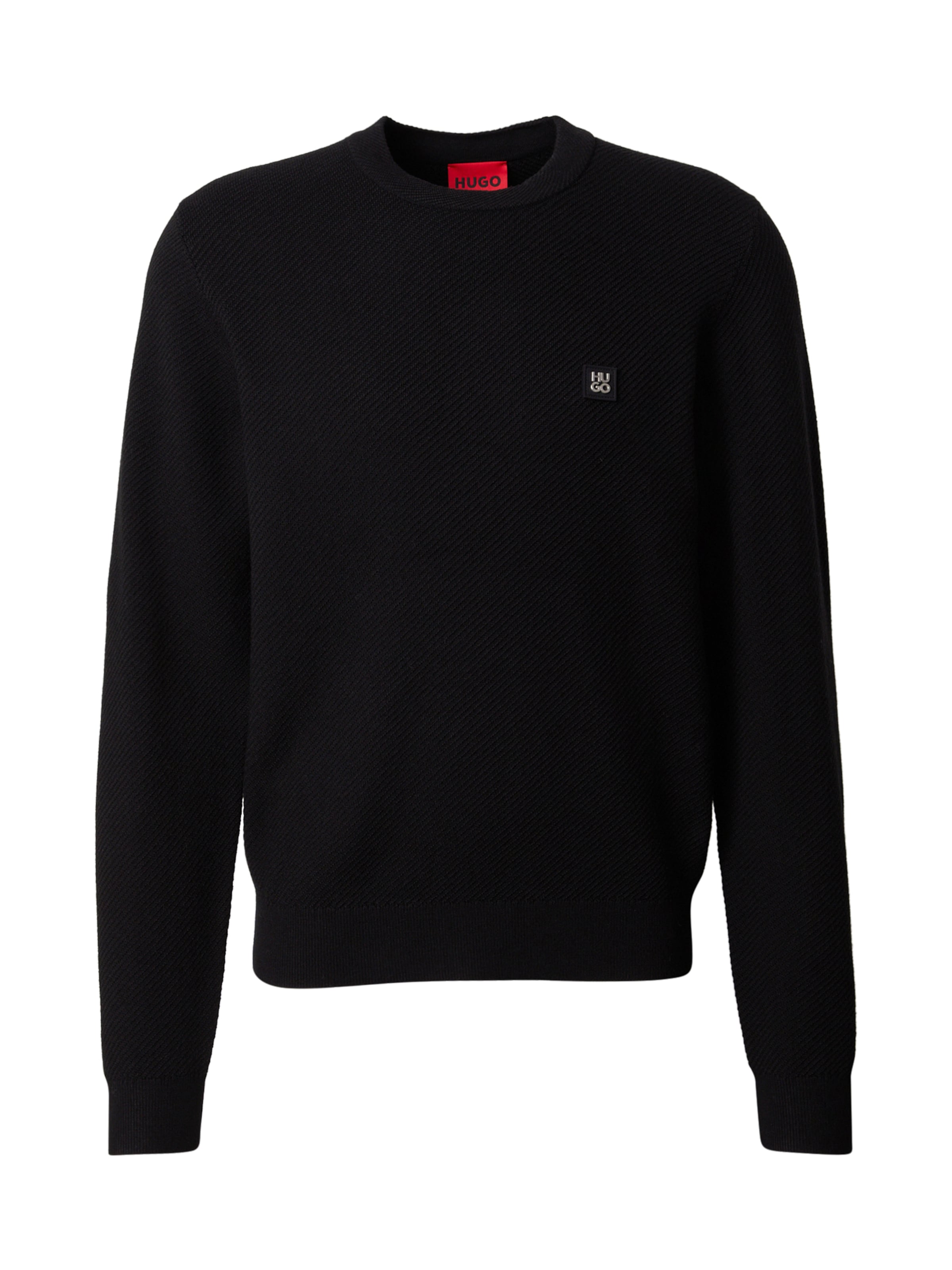 HUGO Pullover 'Setal' in Schwarz: Vorderseite