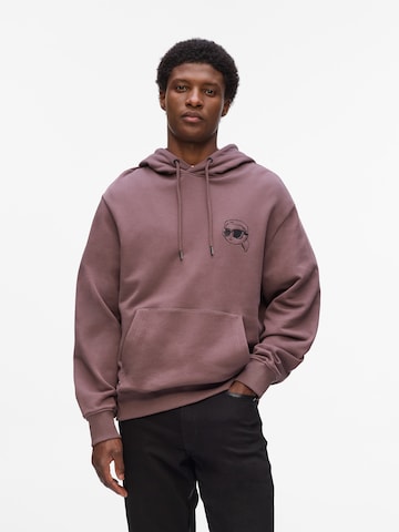 Sweat-shirt 'Ikon' Karl Lagerfeld en violet