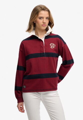 Superdry & Co Poloshirt 'Heritage' in Rot: Vorderseite