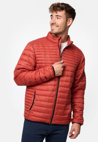 INDICODE JEANS Tussenjas 'Islington' in Rood: voorkant