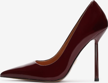 Kazar Czółenka z wysokim przodem 'Maroon' w kolorze czerwony: przód