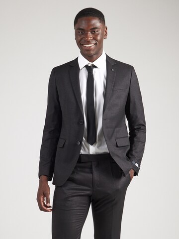 Karl Lagerfeld Slim Fit Sakko 'CLEVER' in Schwarz: Vorderseite
