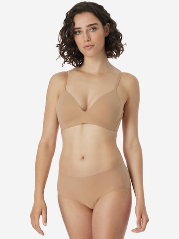 SCHIESSER Boyshorts 'Invisible Cotton' in Brown