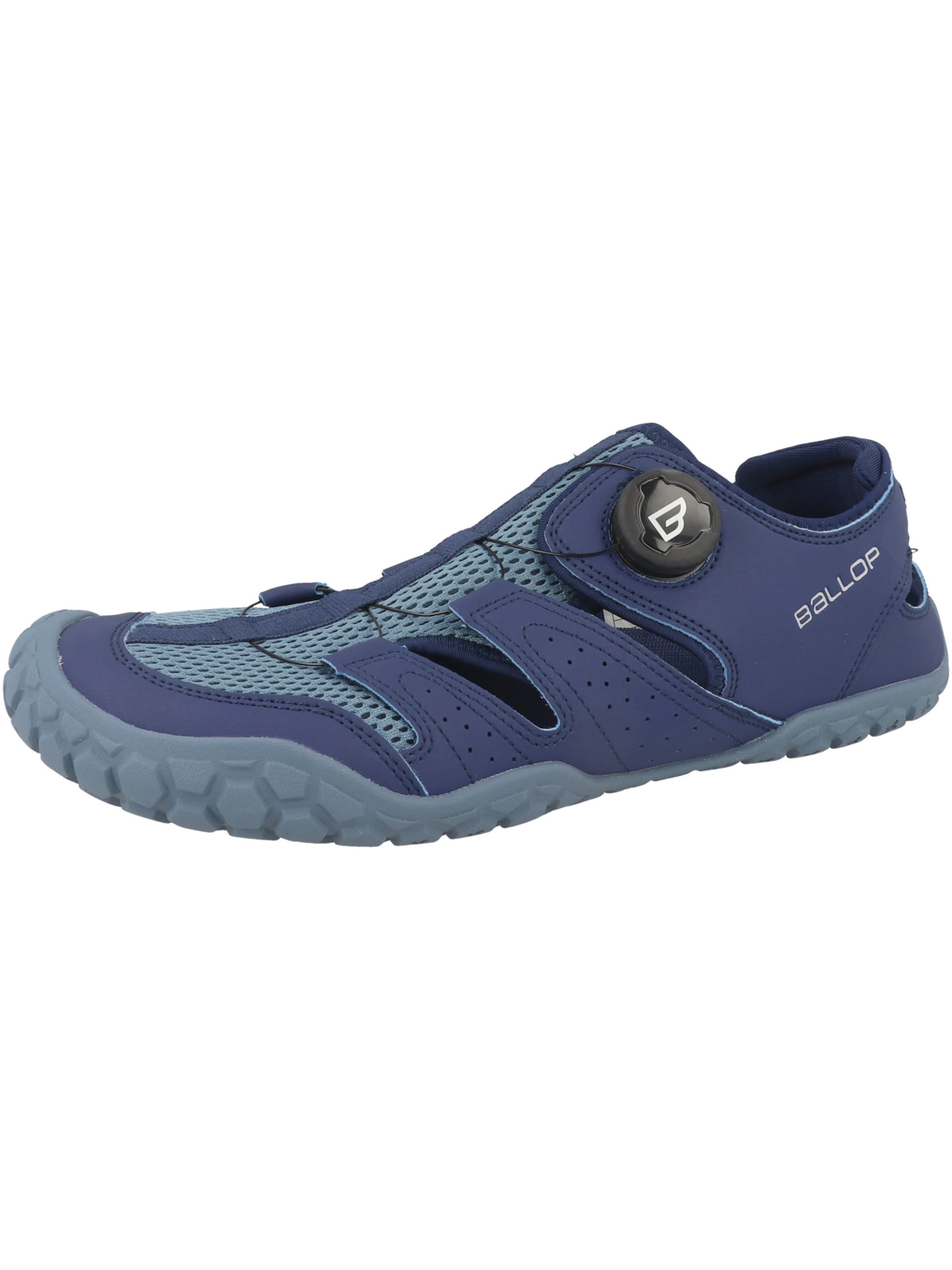 Ballop Slip-Ons 'Fresco' in Blue: front