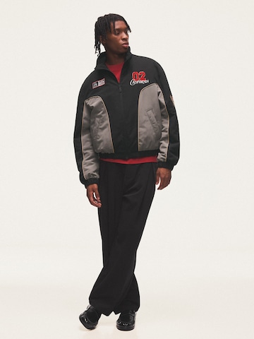 Veste mi-saison Bershka en noir