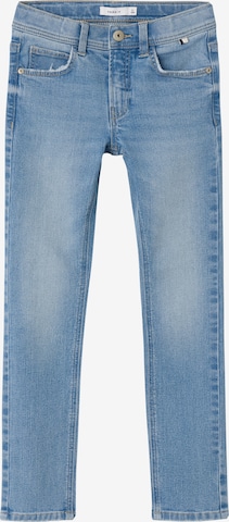 NAME IT Slimfit Jeans 'SILAS' in Blauw: voorkant