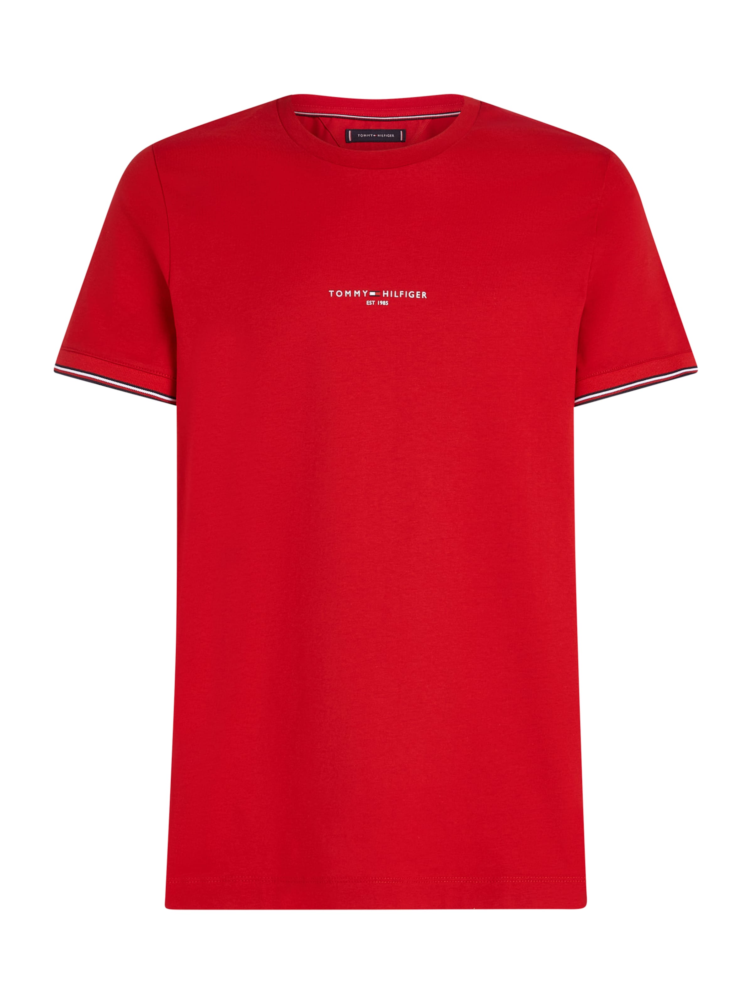 Maglietta di TOMMY HILFIGER in rosso: frontale