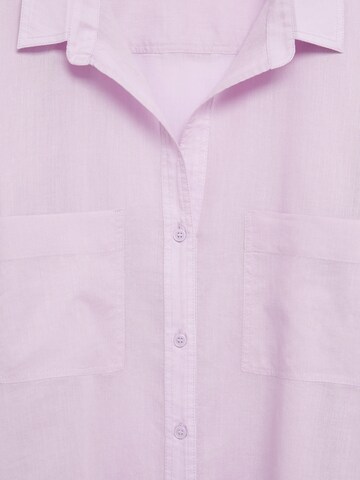 MANGO Bluse 'Plana' in Lila