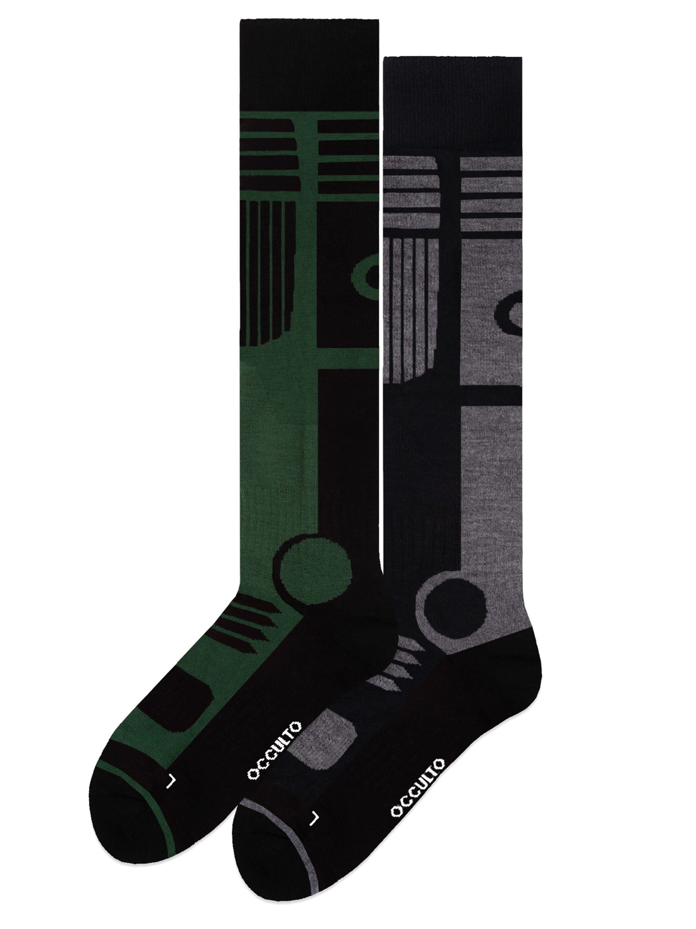 Occulto Sports socks 'Felix' in Green: front