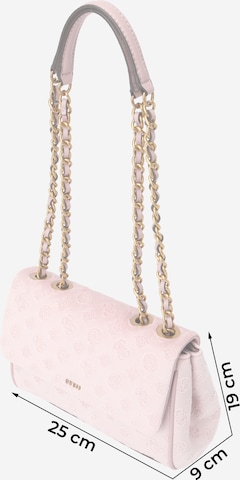 GUESS Schultertasche 'INIA' in Pink