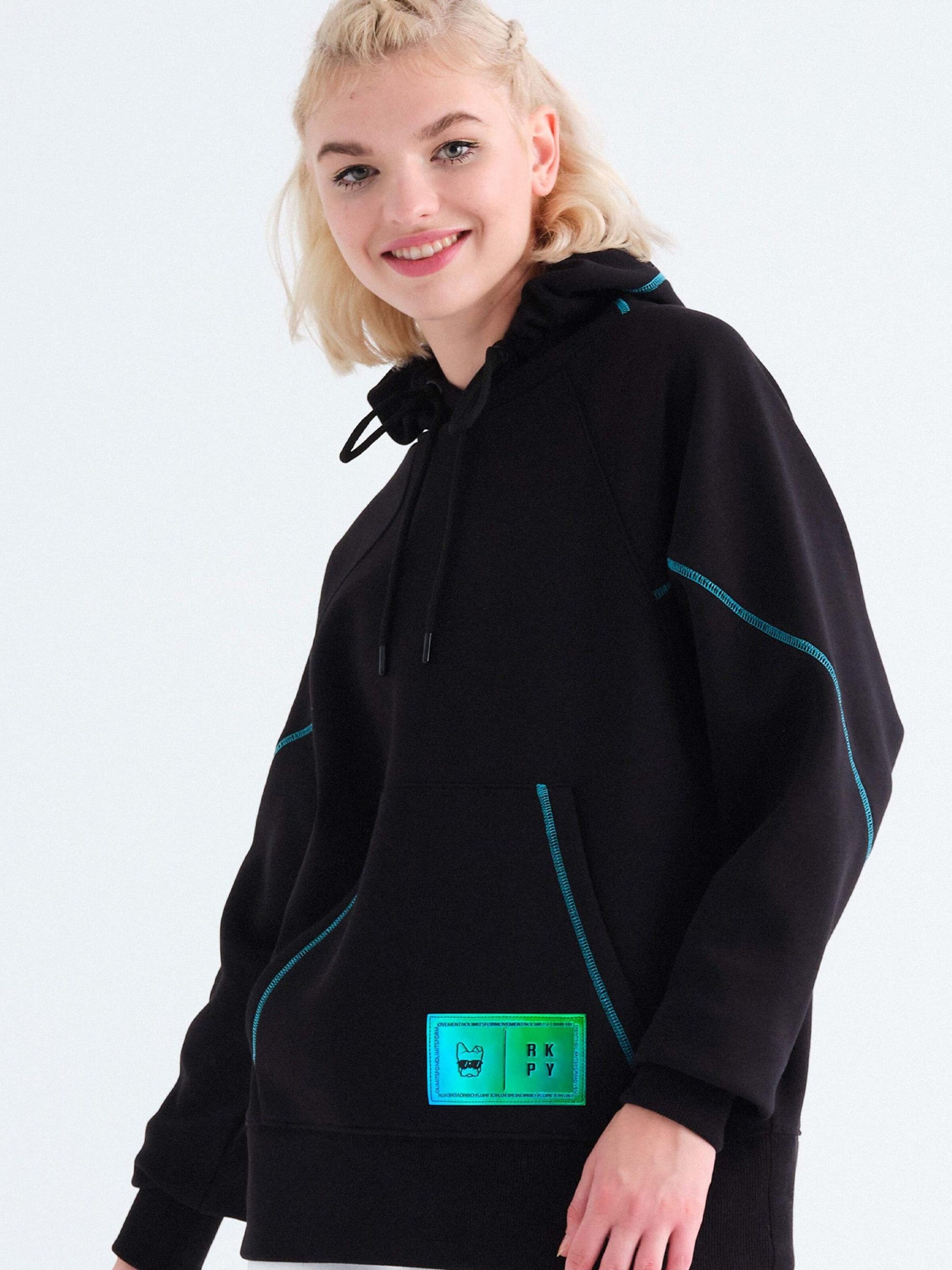 Rockupy Sweatshirt 'Hadia' in Black