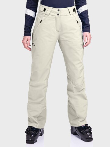 Schöffel Regular Outdoorbroek ' Weissach' in Beige: voorkant