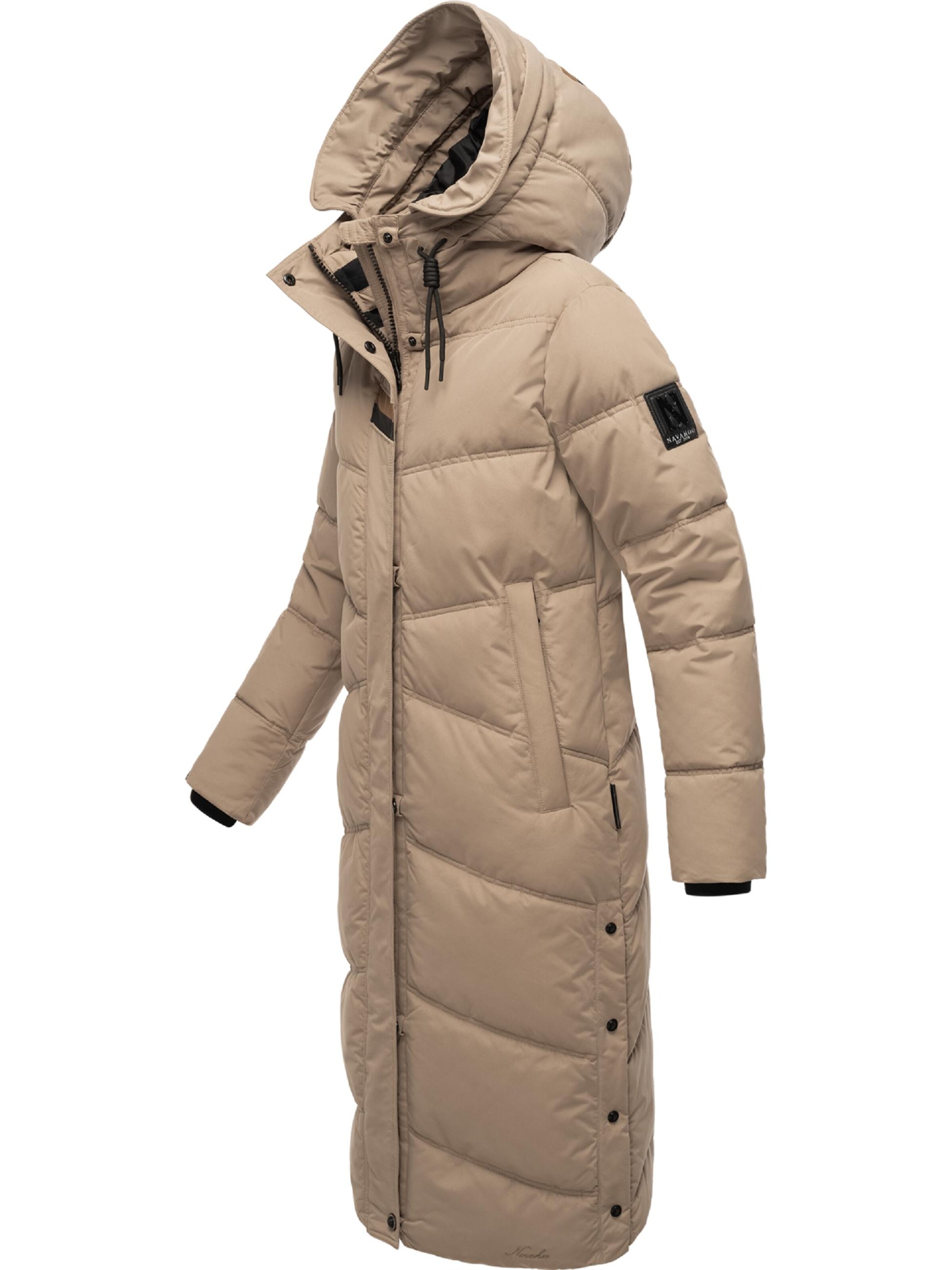 brūns NAVAHOO Ziemas mētelis 'Kuschelmausi'