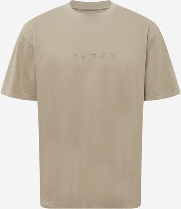 EDWIN Shirt 'Katakana' in Beige: voorkant