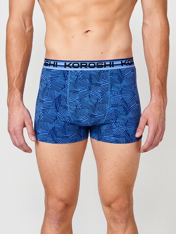 KOROSHI Boxershorts in Blau: Vorderseite