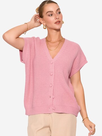 SASSYCLASSY Vest in Pink: front