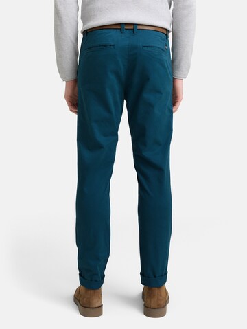 TOM TAILOR DENIM Слим Брюки-чинос в Синий