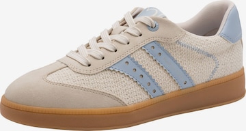 Baskets basses MARCO TOZZI en beige : devant