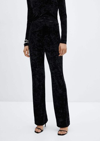 MANGO Flared Pants 'Xnati' in Blue: front