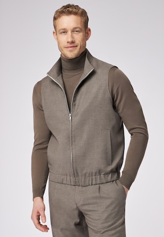 Gilet ROY ROBSON en marron : devant