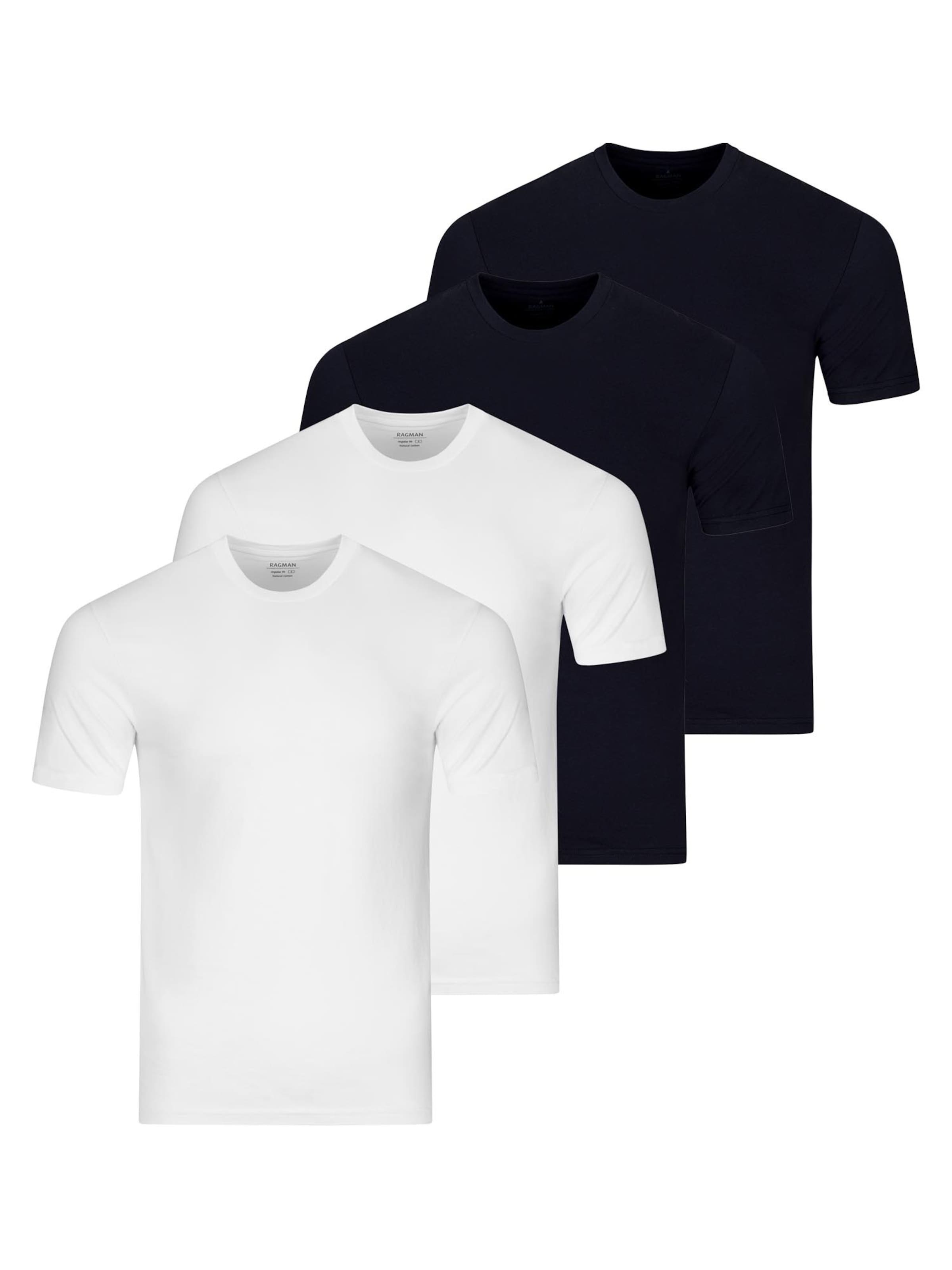 Ragman Onderhemd 'Basic' in Blauw: voorkant