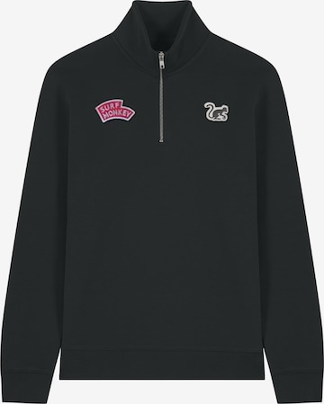 Surf Monkey - Sudadera en negro: frente
