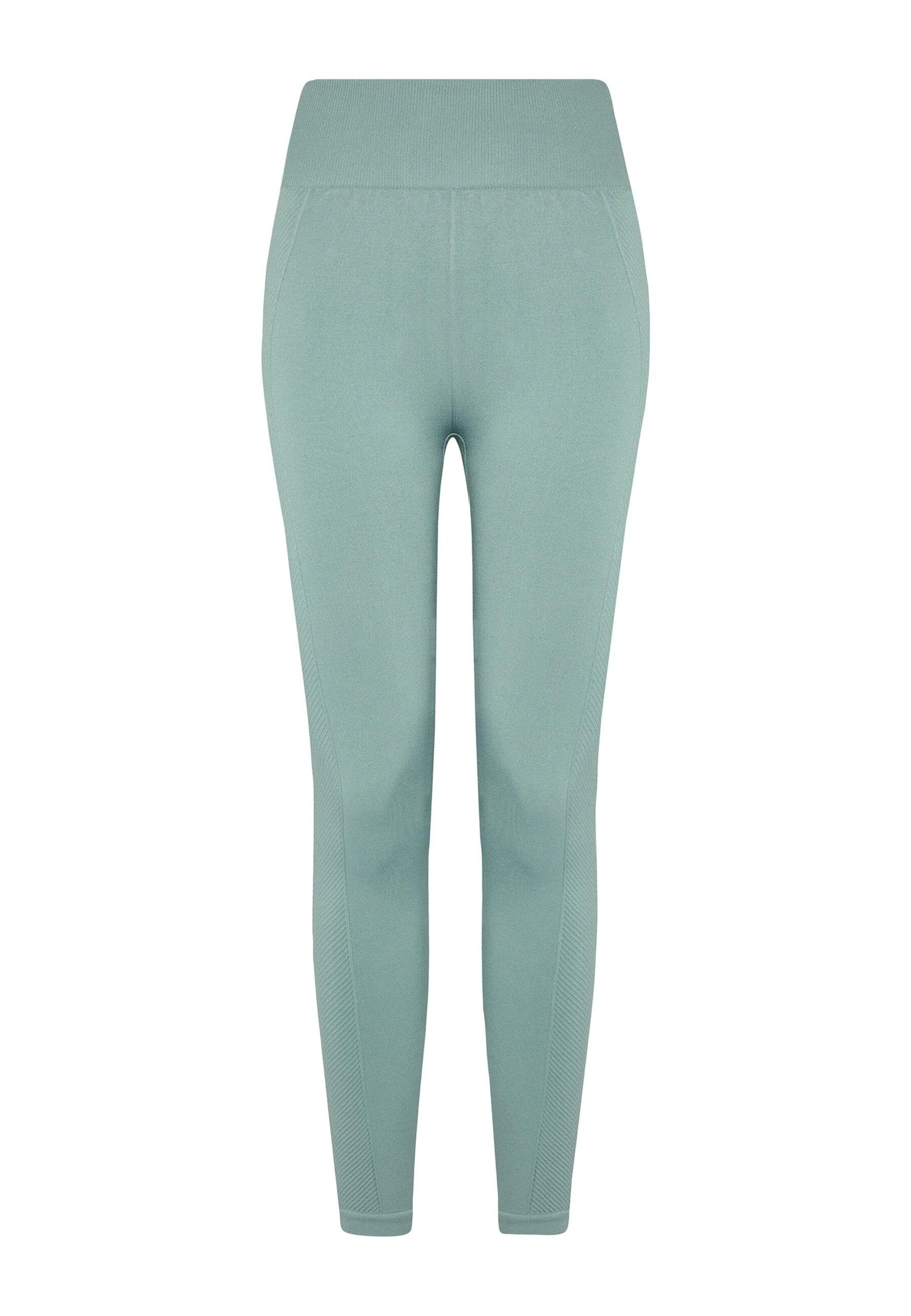 Born Living Yoga Regular Leggings 'Sarvan' in Groen: voorkant